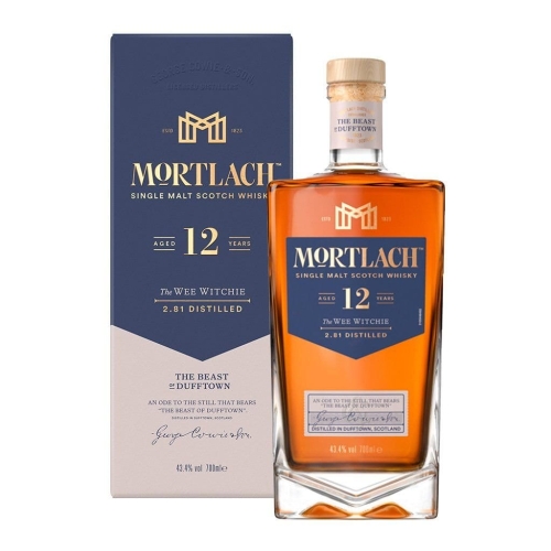 Whisky Mortlach 12Y Single Malt 0,7l 43,4% + kartonik
