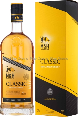 Whisky M&H Classic Single Malt 0,7l 46% + kart