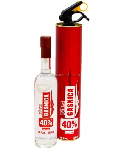 Wódka Gaśnica 0,5l 40% + tuba