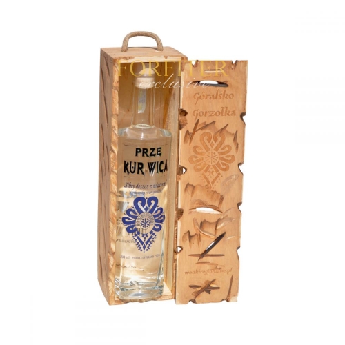 Wódka Prze Kurnwica 0,7l 50% + skrzynka