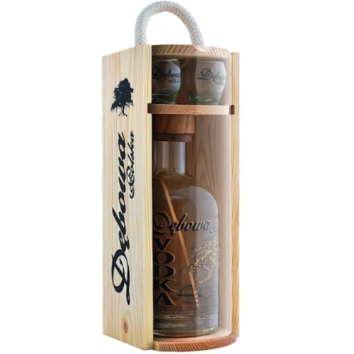 Wódka Dębowa Polska 0,7l 40% drew.+ 2 kieliszki
