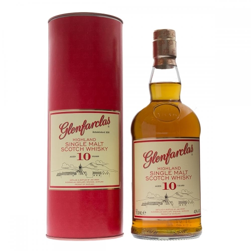 Whisky Glenfarclas 10Y Single Malt 0,7l 40% + tuba