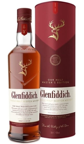 Whisky Glenfiddich Master Edit.Sherry Cask Finish 0,7l 43% + tuba