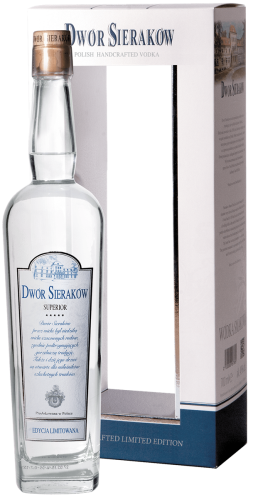 Wódka Dwór Sieraków Superior 0,5l 40% + pudełko