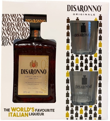Likier Disaronno Originale 0,7l 28% + 2 szkl