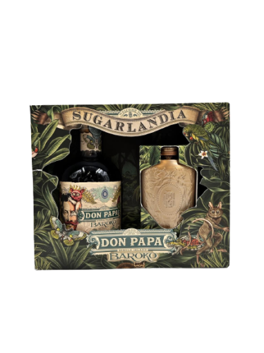 Rum Don Papa Baroko 0,7l 40% + piersiówka kart.