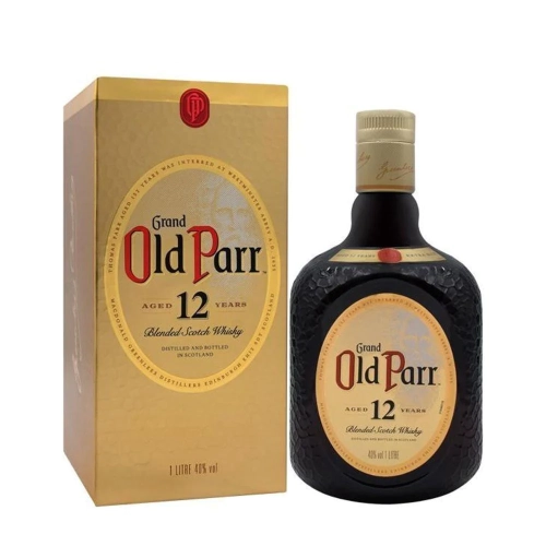 Whisky Old Parr 12Y Blended 1l 40% + kart.