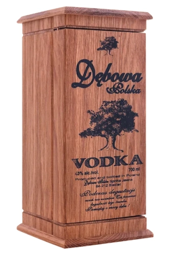 Wódka Dębowa Polska 0,7l 40% drew.skrzynka
