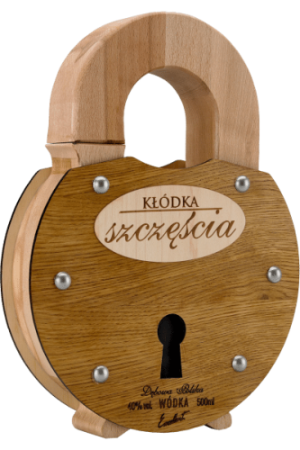 Wódka Dębowa Polska Excellent 0,5l 40% kłódka szczęścia