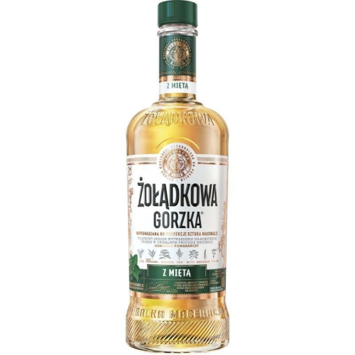 Wódka Żołądkowa Gorzka Miętowa 0,5l 28%