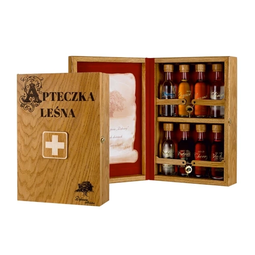 Wódka Dębowa Polska 8x0,05l 40% apteczka leśna