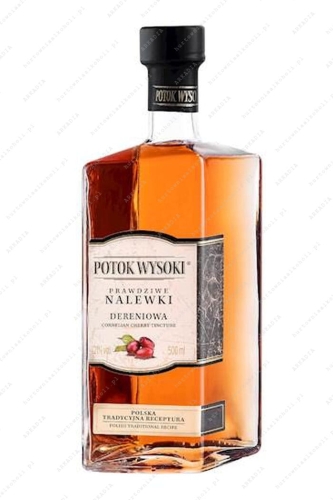 Nalewka Prawdziwa Potok Wysoki dereniowa 0,5l 21%