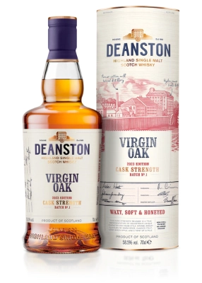 Whisky Deanston Virgin Oak Cask Strenght 2023 Edit.Batch No.1 0,7l 58,5% + tuba