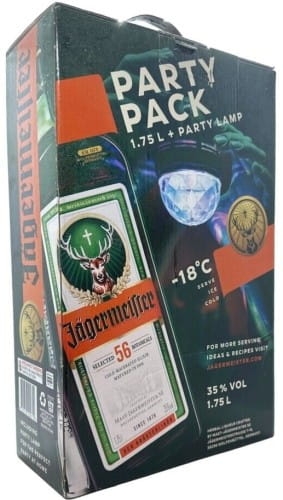Likier Jagermeister 1,75l 35% + party lampka