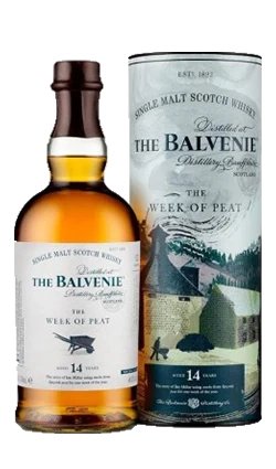 Whisky The Balvenie 14Y The Week of Peat 0,7l 48,3% + tuba