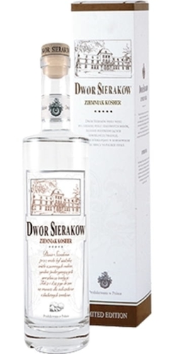 Wódka Dwór Sieraków ziemniak kosher Limit.Edit.0,5l 40% + kartonik