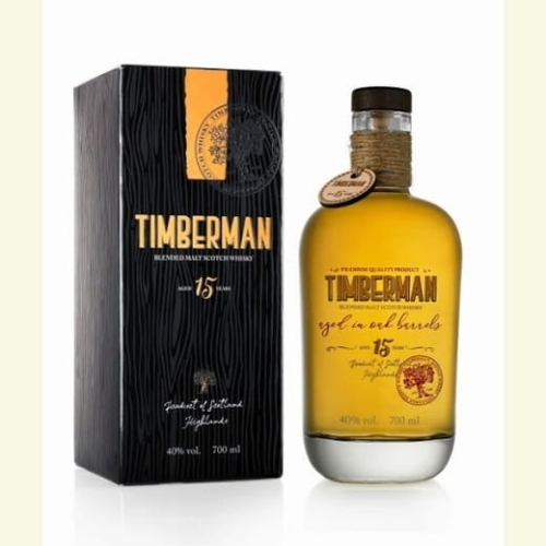 Whisky Timberman Blended Malt Scotch 15Y 0,7l 40% + kart.