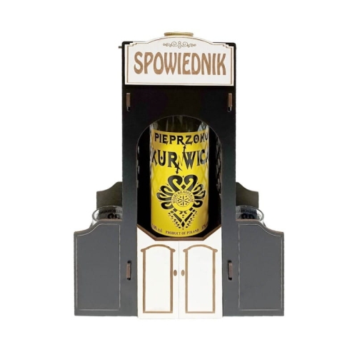 Wódka Kurnwica Pieprzono 0,5l 40% Spowiednik + 2 kilel.