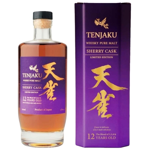 Whisky Tenjaku Sherry Cask Pure Malt Limit.Edit.0,7l 43% + kart.