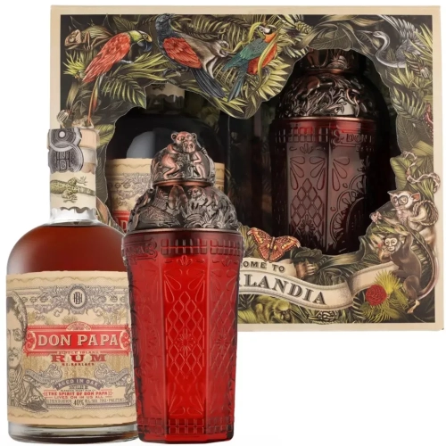 Rum Don Papa 0,7l 40% + shaker