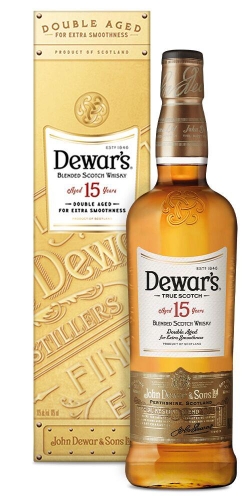 Whisky Dewar's 15Y Double Aged 0,7l 40% + kart.