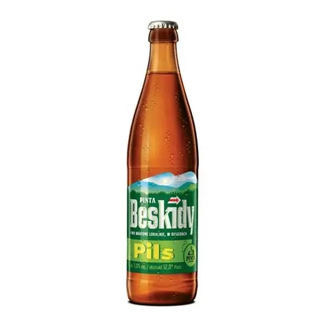 Piwo Pinta Beskidy Pils 0,5l 5% but. b/z