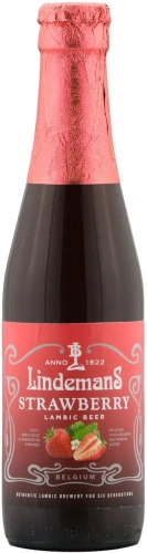 Piwo Lindemans Strawberry Lambic Beer 0,25l 3,5% but.