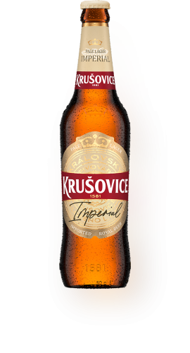 Piwo Krusovice Royal Pale Lager Imperial 0,5l 5% but. b/z