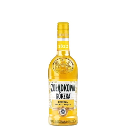 Wódka Żołądkowa Gorzka Rześka Pigwa z Miętą 0,2l 30%