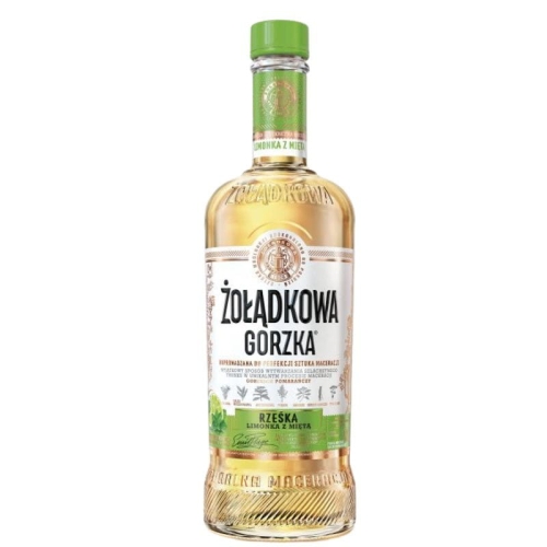 Wódka Żołądkowa Gorzka Rześka Limonka z Miętą 0,5l 28%
