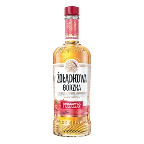 Wódka Żołądkowa Gorzka Truskawka-Rabarbar 0,5l 25%