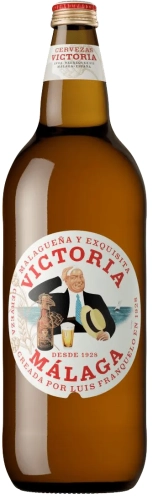 Piwo Victoria Malaga Jasne 1l 4,8% but. imp.