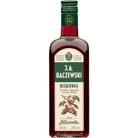 Likier J.A.Baczewski Wiśniowka 0,5l 38%