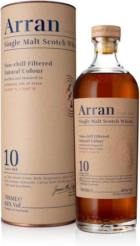 Whisky Arran 10Y Single Malt 0,7l 46% + tuba