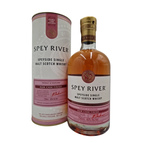 Whisky Spey River Rum Cask 0,75l 40% + tuba