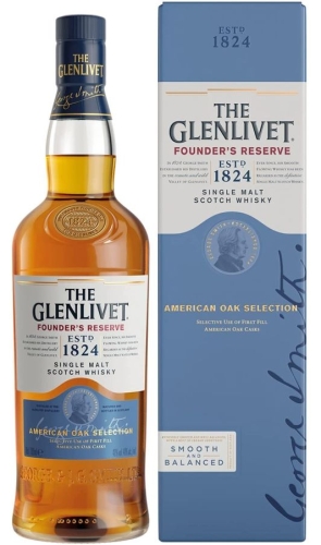 Whisky The Glenlivet Founder's Reserve 1824 0,7l 40% + kart
