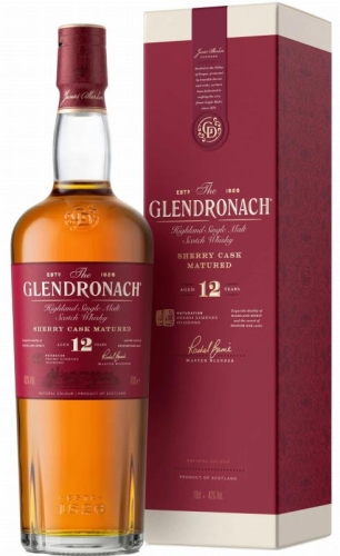 Whisky The Glendronach 12Y Sherry Cask Matured 0,7l 43% + kart