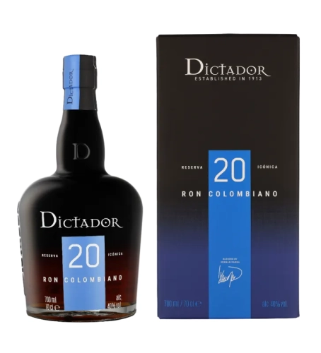 Rum Dictador 20Y Reserva Iconica 0,7l 40% + kartonik