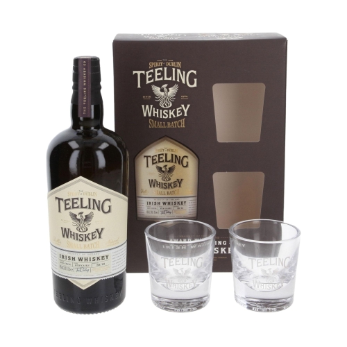 Whiskey Teeling Smal Batch 0,7l 46% + 2 szklanki kart.