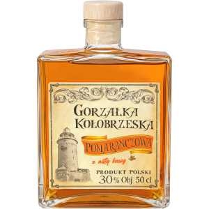 Wódka Gorzałka Kołobrzeska Pomarańcza z kawą 0,5l 30% + kart.