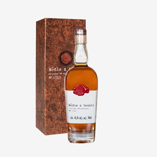 Wódka z Beczki Starzona 48 mc NO 1/2021 Limit.Edit.0,7l 45,5% +pudełko