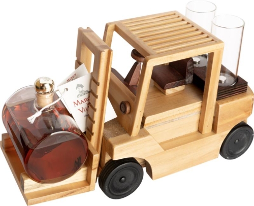 Brandy Marquis De Villard VSOP 0,2l  40% - wózek widłowy+ 2 kieliszki