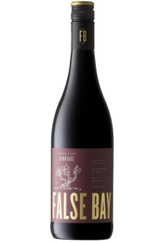 Wino False Bay Bush Vine Pinotage 0,75l 14% czw.jpg