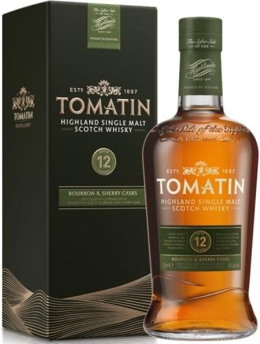 Whisky Tomatin 12Y Highland Single Malt 0,7l 46% + kart.