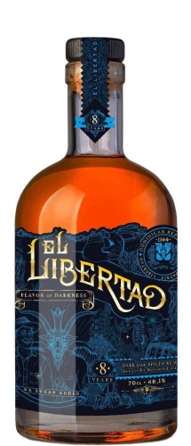 Rum El Libertad 8Y Dark  Spiced 0,7l 48,1%