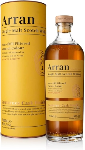 Whisky Arran Sauternes Cask Finish Single Malt 0,7l 50% + tuba
