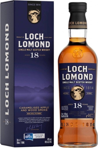Whisky Loch Lomond 18Y Single Malt 0,7l 46% + kart.
