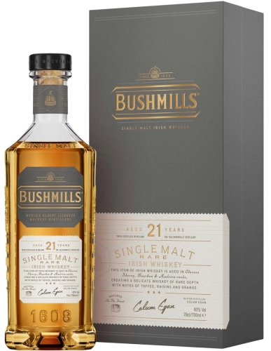 Whiskey Bushmills 21Y Single Malt 0,7l 40% pudełko