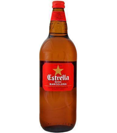 Piwo Estrella Damm 1l but. b/z