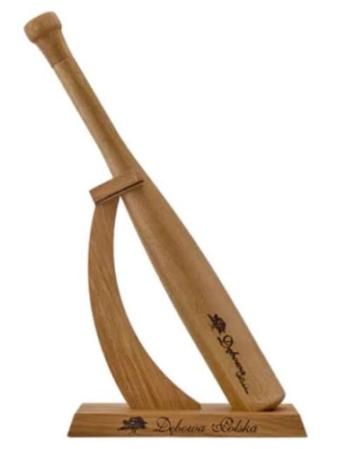 Wódka Dębowa Polska Baseball z podstawą 0,5l 40% + kart